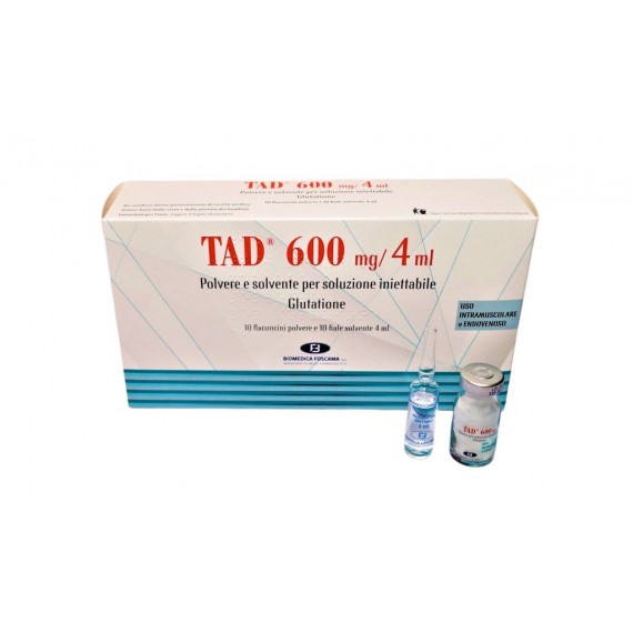 1 amp - TAD600- Glutatione 646mg/vial (without water)