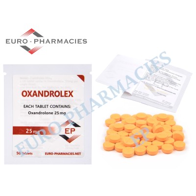 Oxandrolex 25 (Anavar) - 25mg/tab, 50 pills/bag - Euro-Pharmacies