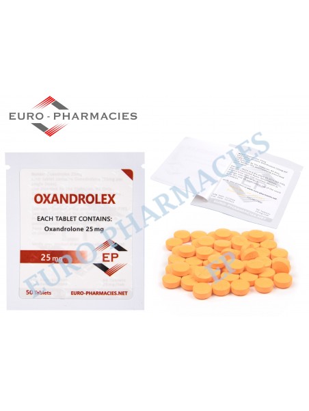 Oxandrolex 25 (Anavar) - 25mg/tab, 50 pills/bag - Euro-Pharmacies