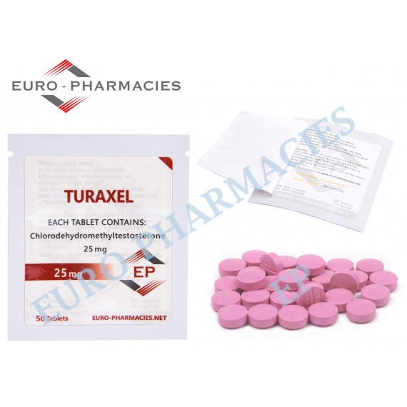 Turaxel 25 (Turanabol) -- 25mg/tab Euro-Pharmacies
