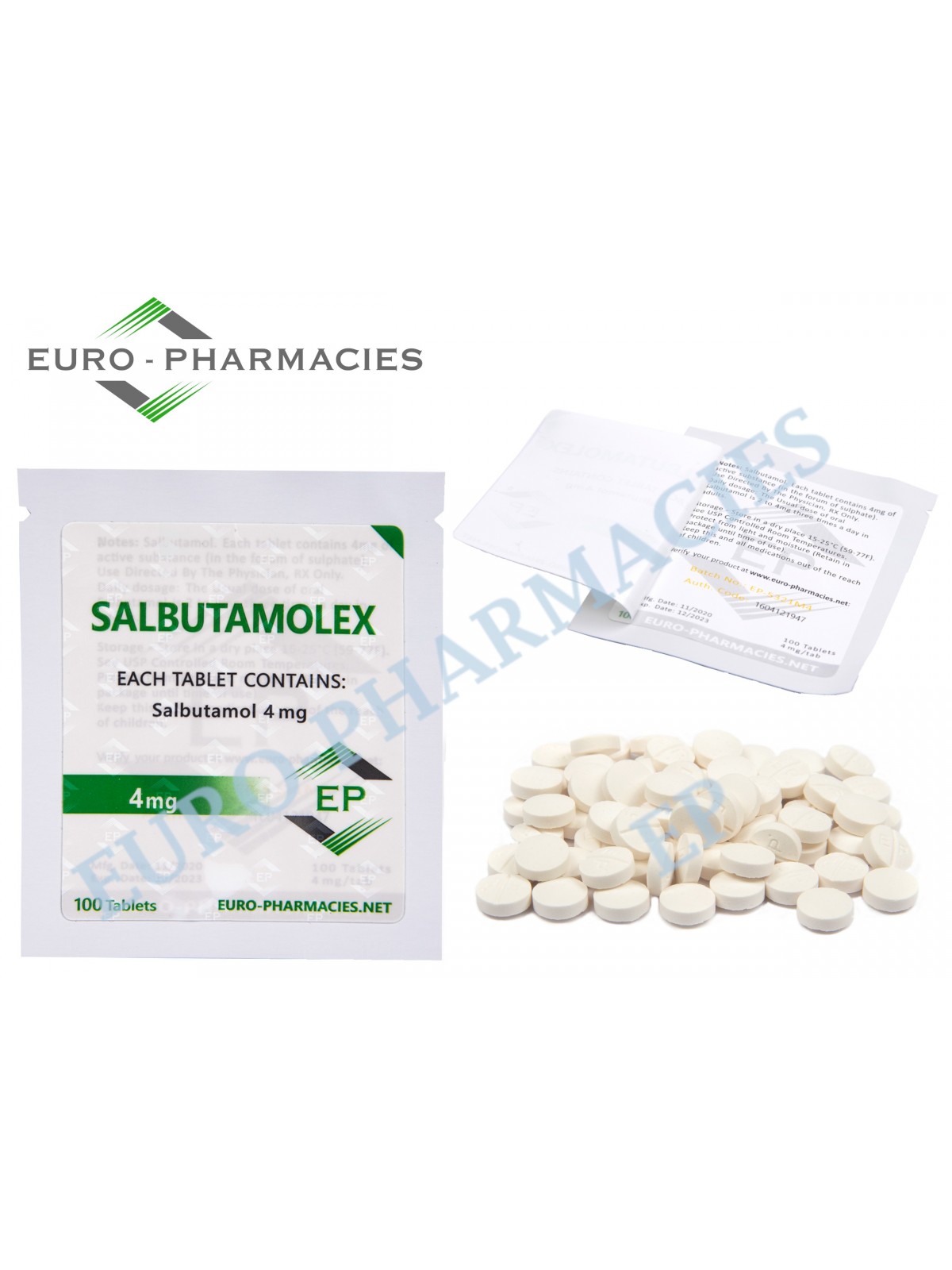 Salbutamolex (salbutamol) - 4mg/tab Euro-Pharmacies