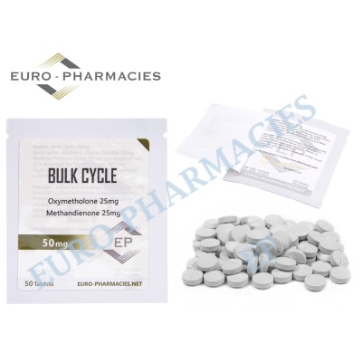 Bulk Cycle ( D-bol 25mg + Drol 25mg ) - 50mg/tab, 50 pills/bag - Euro-Pharmacies GOLD