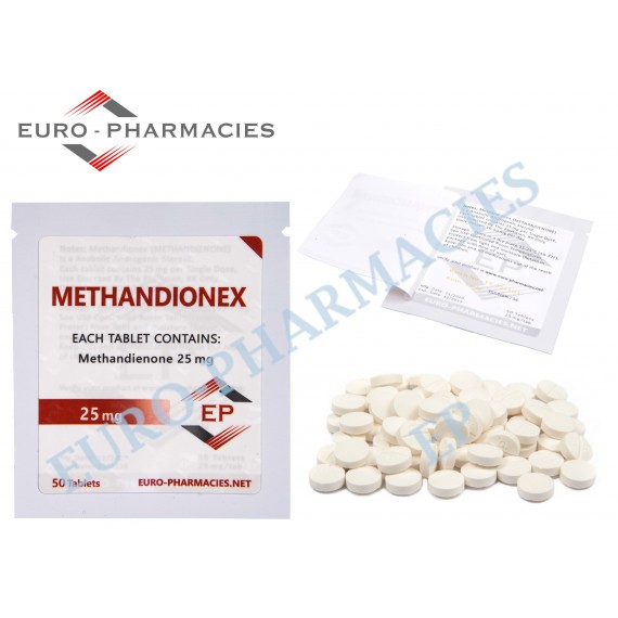 Methandionex (Dianabol) - 25mg/tab 50 Tabs/bag Euro Pharmacies - USA