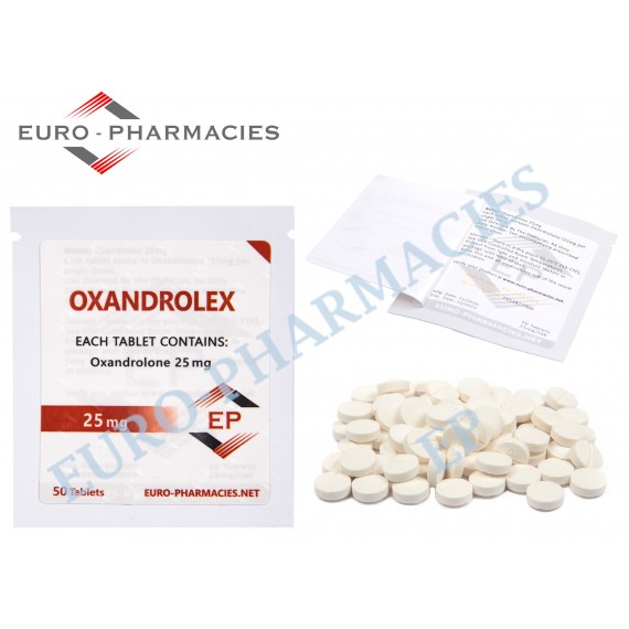 Oxandrolex (Anavar) - 25mg/tab 50 Tabs/bag Euro-Pharmacies - USA