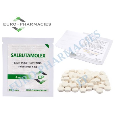 Salbutamolex (salbutamol) - 4mg/tab, 100 pills/bag - Euro-Pharmacies - USA