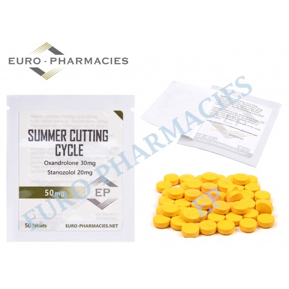 Summer Cutting cycle ( 20 mg winstrol + 30mg anavar)-50mg/tab 50 Tabs/bag Euro-Pharmacies GOLD- USA