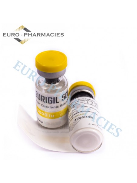 HCG - (Eurigil) - 5000 iu - EP + Bacteriostatic Water- 0.9% 2ml/vial EP