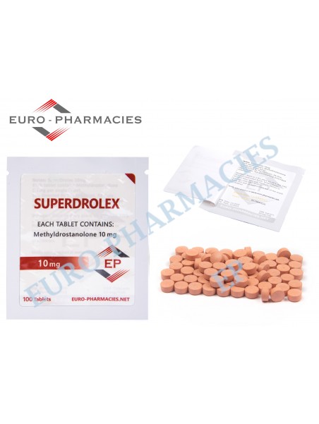 Superdrolex (Methyldrostanolone) - 10mg/tab, 100 pills/bag - Euro-Pharmacies