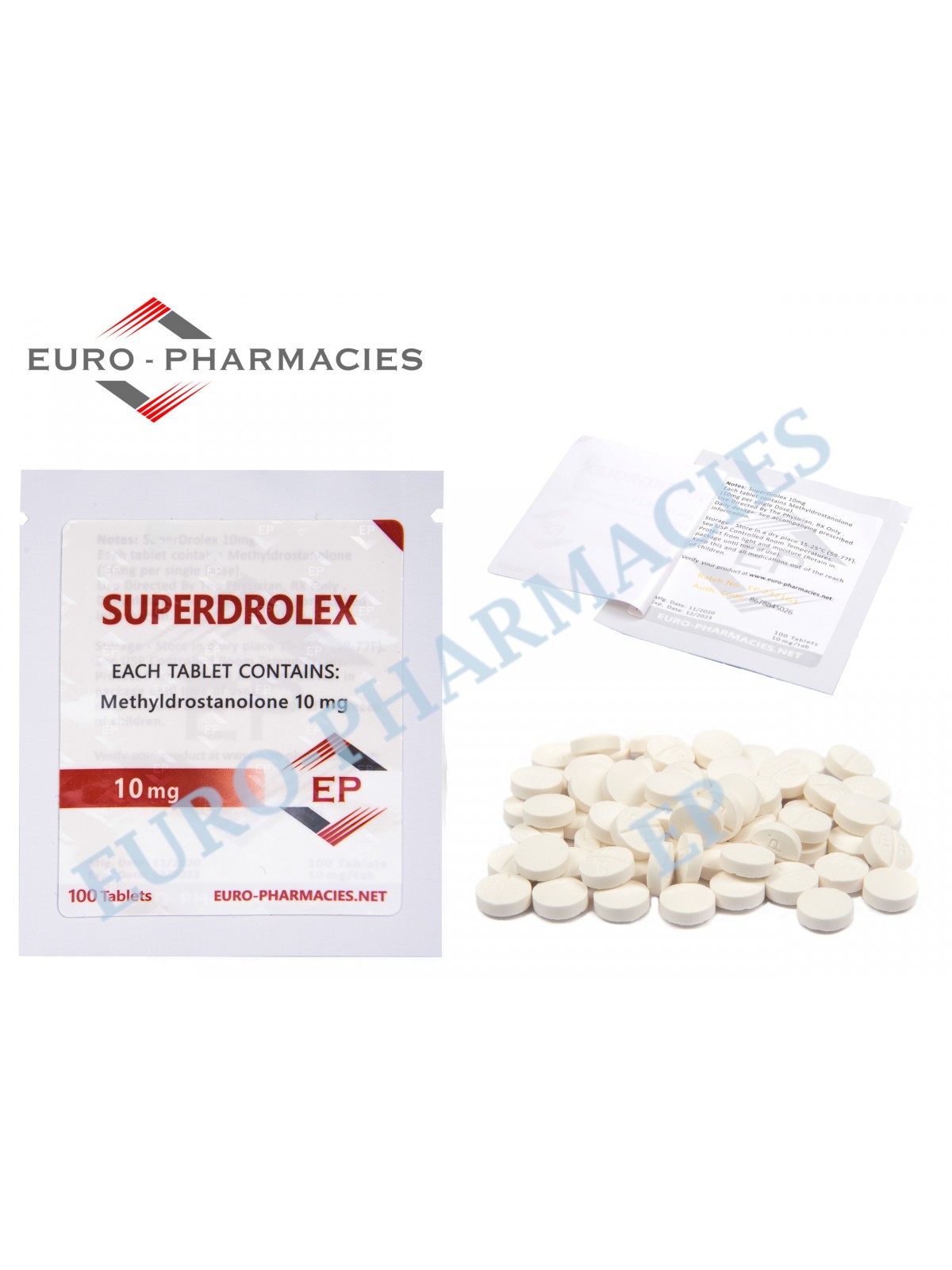 Superdrolex (Methyldrostanolone) - 10mg/tab Euro-Pharmacies