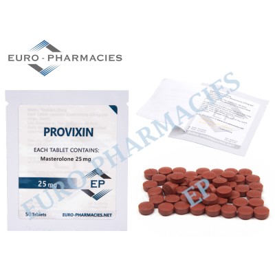 Provixin (Proviron) - 25mg/tab, 50 pills/bag - Euro-Pharmacies - USA
