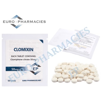 Clomixin ( Clomid ) - 50mg/tab, 50 pills/bag - Euro-Pharmacies - USA