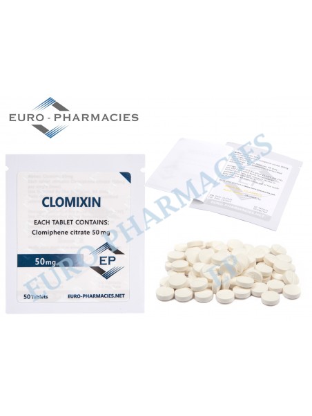 Clomixin ( Clomid ) - 50mg/tab, 50 pills/bag - Euro-Pharmacies - USA