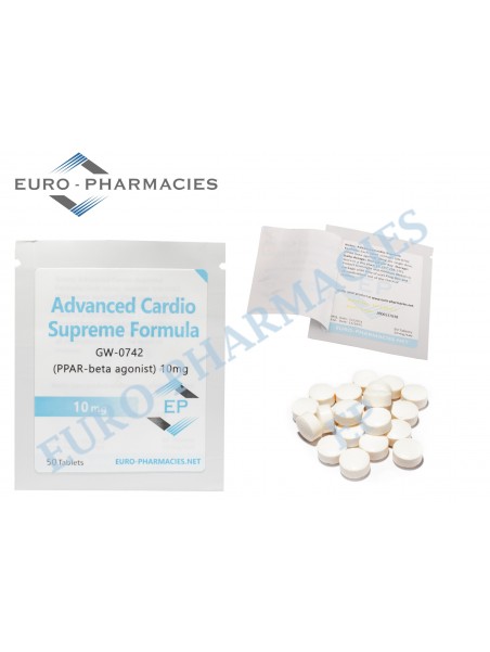 Advanced Cardio (Cardarine 2.0) - 10mg/tab, 50 pills/bag - Euro-Pharmacies
