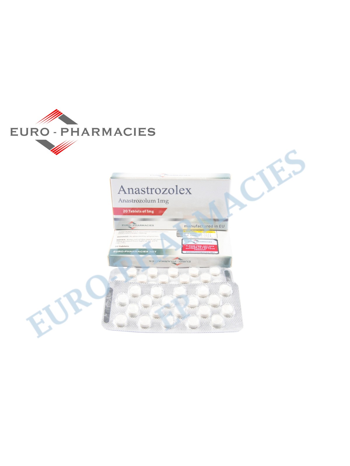 Anastrozolex (Arimidex) 1mg/tab -20 pills/blister - Euro-Pharmacies