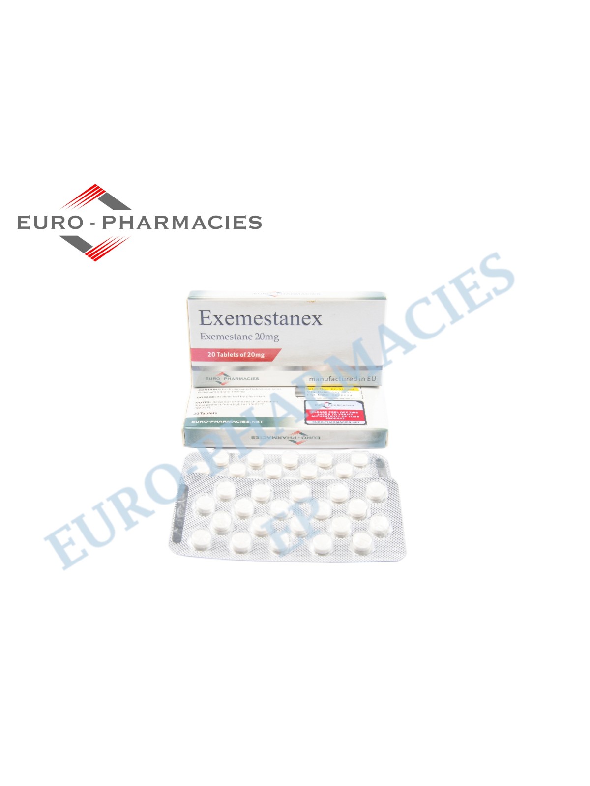 Exemestanex (Aromasin) - 20mg/tab -20 pills/blister - Euro-Pharmacies