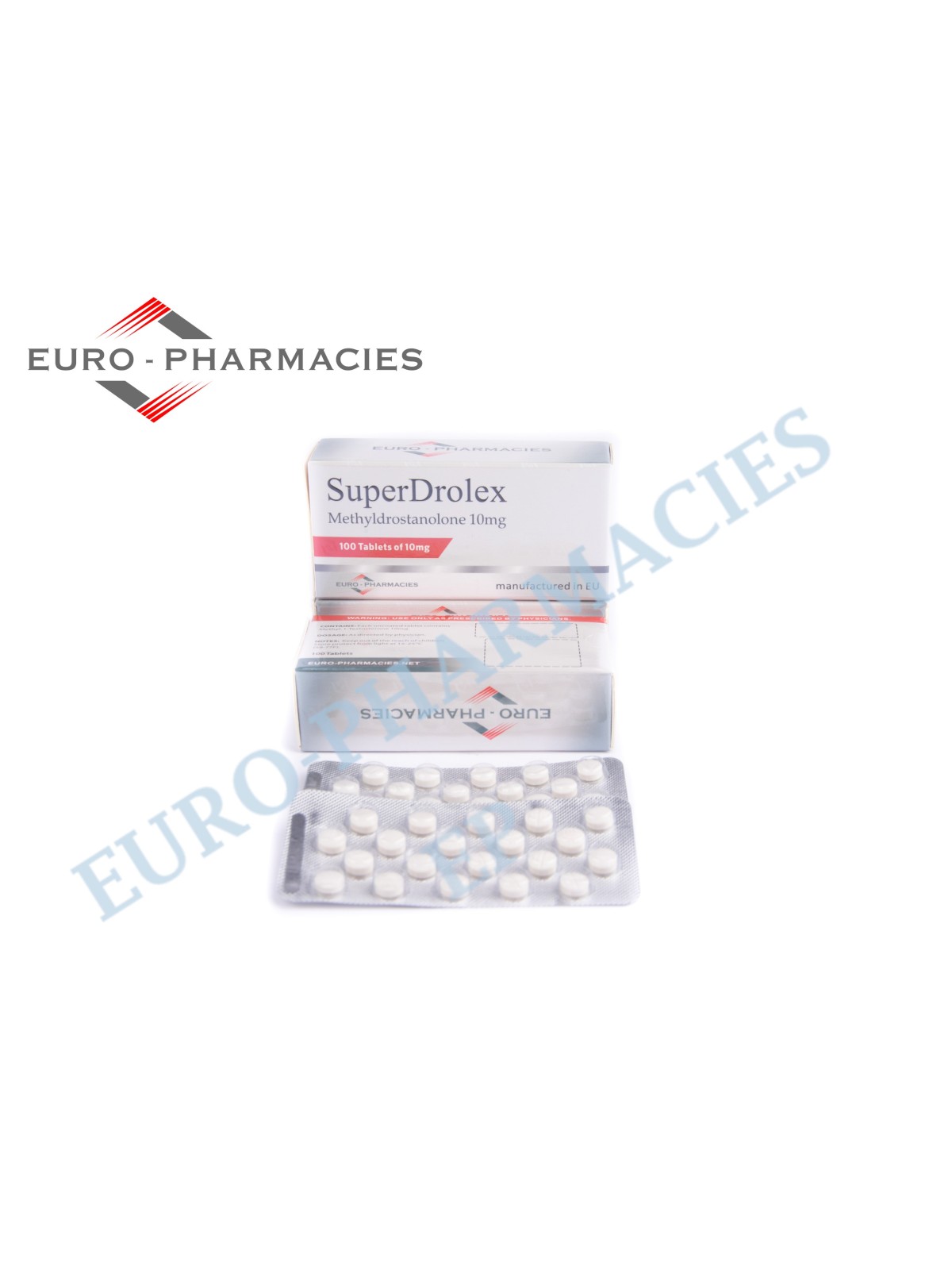 Superdrolex (Methyldrostanolone) - 10mg/tab -100 pills/blister - Euro-Pharmacies