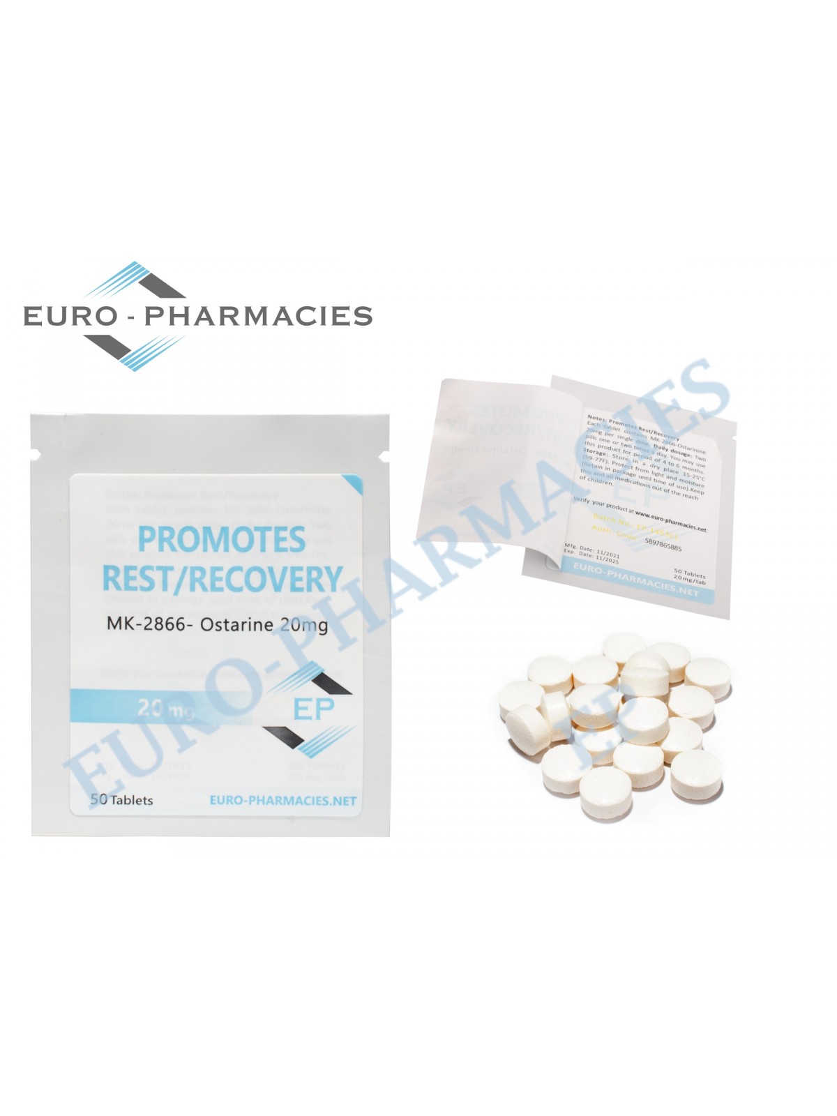Promotes rest/recovery (MK2866) - 20mg/tab - 50 tab