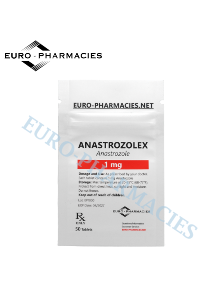 Anastrozolex ( Arimidex) 1mg/tab, 50 pills/bag - Euro-Pharmacies