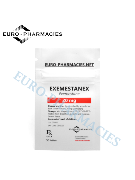 Exemestanex (Aromasin) - 20mg/tab, 50 pills/bag - Euro-Pharmacies - USA